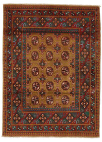  Afghan Fine Teppich 118X170 Braun/Schwarz Carpetvista