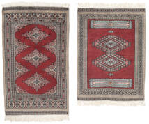 63X84 絨毯 パキスタン ブハラ 2Ply オリエンタル 茶色/ダークレッド (ウール, パキスタン) Carpetvista