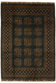  203X288 Medallion Afghan Fine Rug Wool, Carpetvista