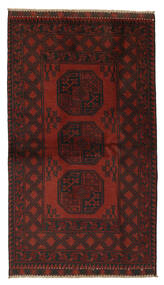86X144 Dywan Orientalny Afgan Fine Czarny/Ciemnoczerwony (Wełna, Afganistan) Carpetvista
