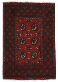 76X115 Dywan Afgan Fine Orientalny Czarny/Ciemnoczerwony (Wełna, Afganistan) Carpetvista