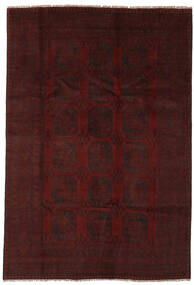 193X290 絨毯 オリエンタル アフガン Fine ブラック (ウール, アフガニスタン) Carpetvista