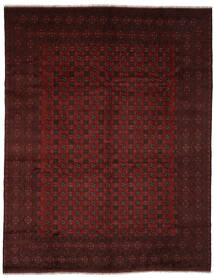 Tapete Afegão Fine 295X380 Preto/Vermelho Escuro Grande (Lã, Afeganistão)