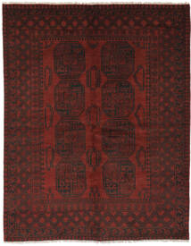  151X194 Medaillon Klein Afghan Fine Teppich Wolle, Carpetvista