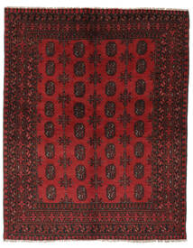 154X190 Afghan Fine Matot Matto Itämainen Musta/Tummanpunainen (Villa, Afganistan) Carpetvista