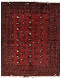  148X194 Médaillon Petit Afghan Fine Tapis Laine, Carpetvista