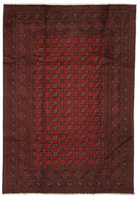  194X280 Medallion Afghan Fine Rug Wool, Carpetvista