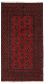  102X192 Medaillon Klein Afghan Fine Teppich Wolle, Carpetvista