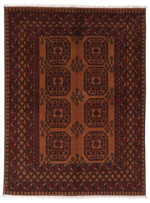  Afghan Fine Rug 148X198 Wool Black/Dark Red Small Carpetvista