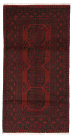  100X190 Medaillon Klein Afghan Fine Teppich Wolle, Carpetvista