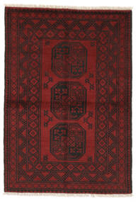  98X199 Medaillon Klein Afghan Fine Teppich Wolle, Carpetvista