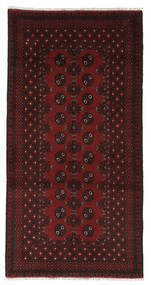  100X197 Medallion Small Afghan Fine Rug Wool, Carpetvista
