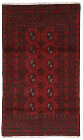101X176 Afghan Fine Teppich Orientalischer Schwarz/Dunkelrot (Wolle, Afghanistan) Carpetvista