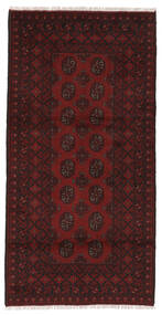  99X195 Medaillon Klein Afghan Fine Teppich Wolle, Carpetvista