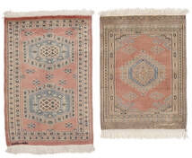  Orientalischer Pakistan Buchara 2Ply Teppich 67X100 Braun/Orange Wolle, Pakistan Carpetvista