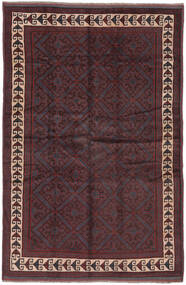 170X260 絨毯 オリエンタル バルーチ ブラック/ダークレッド (ウール, アフガニスタン) Carpetvista