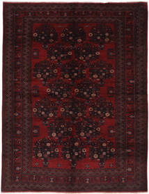 Baluch Rug Rug 213X280 Black/Dark Red Wool, Afghanistan Carpetvista