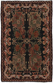 182X286 Rose Kelim Moldavia Rug Oriental Black/Brown (Wool, Moldova) Carpetvista