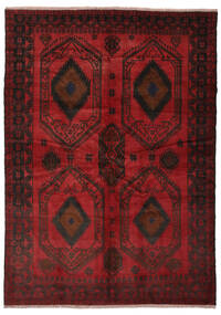 Tapete Oriental Balúchi 180X252 Preto/Vermelho Escuro (Lã, Afeganistão)