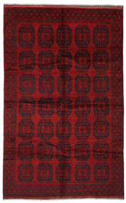  193X305 Baluch Rug Black/Dark Red Afghanistan Carpetvista