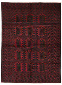 絨毯 オリエンタル バルーチ 203X280 ブラック/ダークレッド (ウール, アフガニスタン)