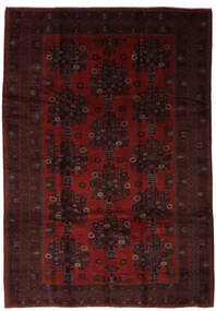  Oriental Baluch Rug 225X322 Black/Dark Red Wool, Afghanistan Carpetvista