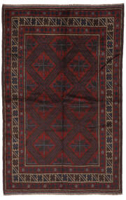 153X240 Belutsch Teppich Orientalischer Schwarz/Braun (Wolle, Afghanistan) Carpetvista