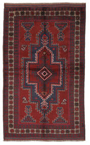 Tappeto Orientale Beluch 145X240 Nero/Rosso Scuro (Lana, Afghanistan)