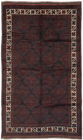 150X250 Alfombra Belouch Oriental Negro (Lana, Afganistán) Carpetvista