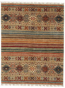 153X198 Shabargan Rug Modern Brown/Black (Wool, Afghanistan) Carpetvista