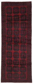 140X367 絨毯 オリエンタル バルーチ 廊下 カーペット ブラック/ダークレッド (ウール, アフガニスタン) Carpetvista