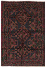  Baluch Rug 192X280 Wool Black/Dark Red Carpetvista