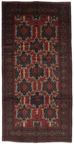  Oriental Baluch Rug 167X340 Runner
 Black/Dark Red Wool, Afghanistan Carpetvista