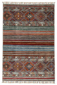 絨毯 Shabargan 103X155 ダークグレー/ブラック (ウール, アフガニスタン)