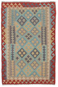  Kelim Afghan Old Style Teppe 100X150 Brun/Grønn Carpetvista