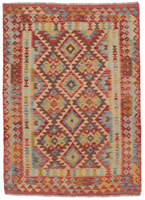  130X180 Small Kilim Afghan Old Style Rug Wool, Carpetvista