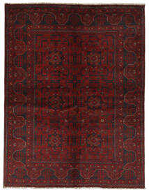  Itämainen Afghan Khal Mohammadi Matot Matto 153X198 Musta/Tummanpunainen Villa, Afganistan Carpetvista