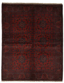  Oriental Afghan Khal Mohammadi Rug 154X195 Black Wool, Afghanistan Carpetvista