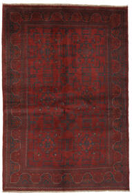  Afghan Khal Mohammadi 132X196 Ullteppe Svart/Mørk Rød Lite Carpetvista