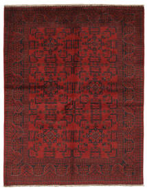  151X196 Afghan Khal Mohammadi Covor Dark Red/Negru Afganistan
 Carpetvista