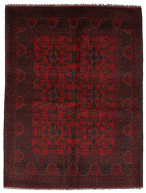  Itämainen Afghan Khal Mohammadi Matot Matto 143X200 Musta/Tummanpunainen Villa, Afganistan Carpetvista