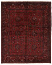 Oriental Afghan Khal Mohammadi Rug 157X195 Black/Dark Red Wool, Afghanistan Carpetvista