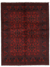  Orientalsk Afghan Khal Mohammadi Teppe 147X198 Svart/Mørk Rød Ull, Afghanistan Carpetvista