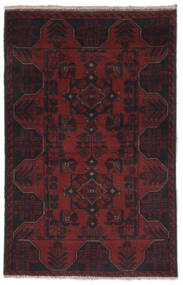 Afghan Khal Mohammadi Rug 73X118 Black/Dark Red Wool, Afghanistan Carpetvista