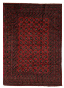  203X289 Medallion Afghan Fine Rug Wool, Carpetvista