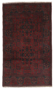 Afghan Khal Mohammadi Rug 76X129 Black/Dark Red Wool, Afghanistan Carpetvista