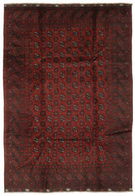  199X280 Médaillon Afghan Fine Tapis Laine, Carpetvista