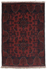 Afghan Khal Mohammadi Rug 80X114 Black/Dark Red Wool, Afghanistan Carpetvista