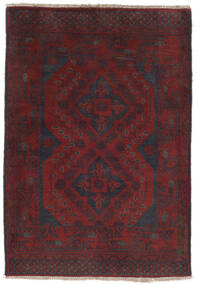 Afghan Khal Mohammadi Teppe 77X115 Svart/Mørk Rød Ull, Afghanistan Carpetvista