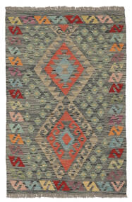  Kilim Afghan Old Style Rug 77X115 Wool Dark Yellow/Brown Small Carpetvista